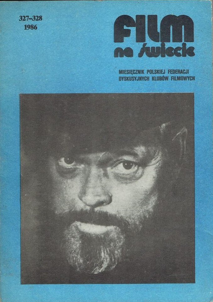 FILM NA SWIECIE magazine side cover Issue 327-328 (3-4)   1986